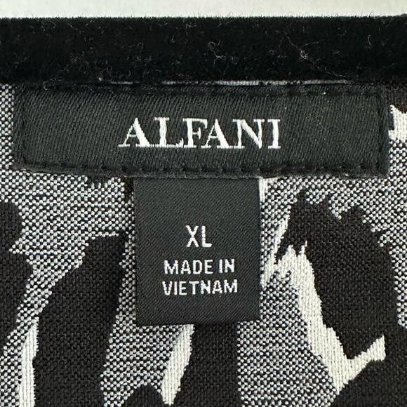 Alfani Women's A-Line Gray Animal Print Jacket Size XL - Picture 3 of 7